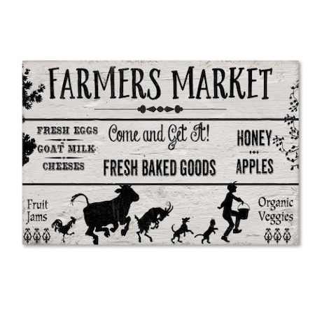 Jean Plout 'Farmers Market 2' Canvas Art,12x19